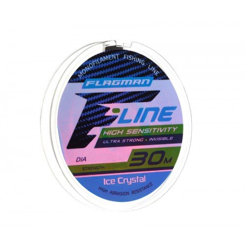 FLAGMAN Леска F-Line Ice Crystal 30м 0,20мм