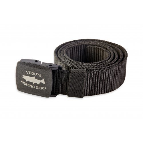 VEDUTA Ремень Nylon Belt с пластиковой пряжкой Black