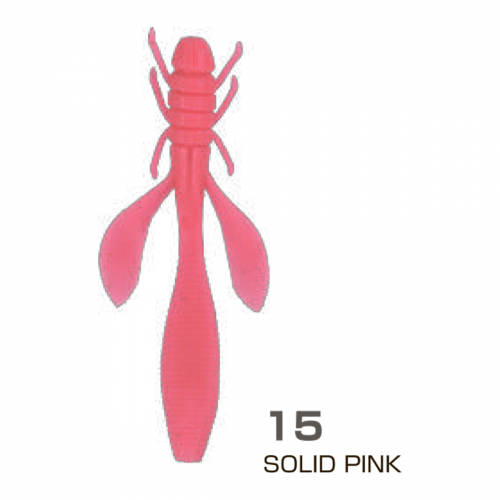 OWNER Мягкая приманка Yuki Bug YB-110 4,3" #15 Solid Pink 11см 7шт