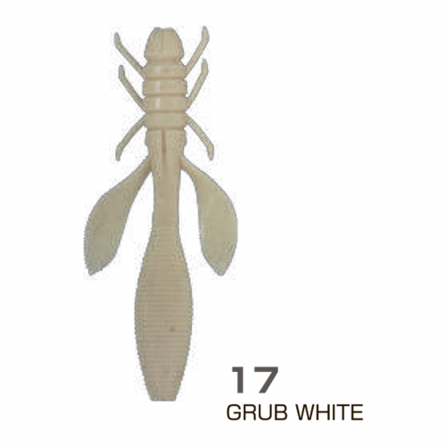 OWNER Мягкая приманка Yuki Bug YB-110 4,3" #17 Grub White 11см 7шт
