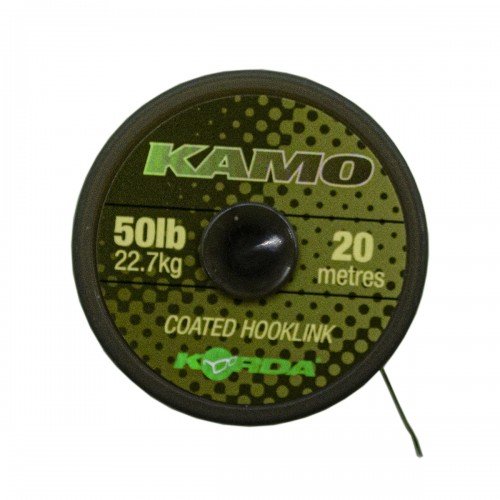 KORDA Поводковый материал Kamo Coated Hooklink 50lb 20м