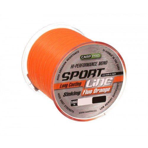 CARP PRO Леска Sport Line Fluo Orange 1000м 0,335мм