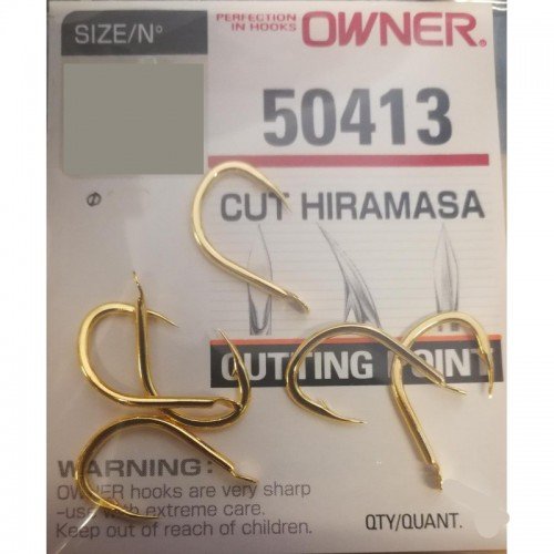 OWNER Крючок Cut Hiramasa gold №3/0 5шт