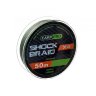 CARP PRO Шок-лидер Shock Braid PE X4 зеленый 20lb 25м