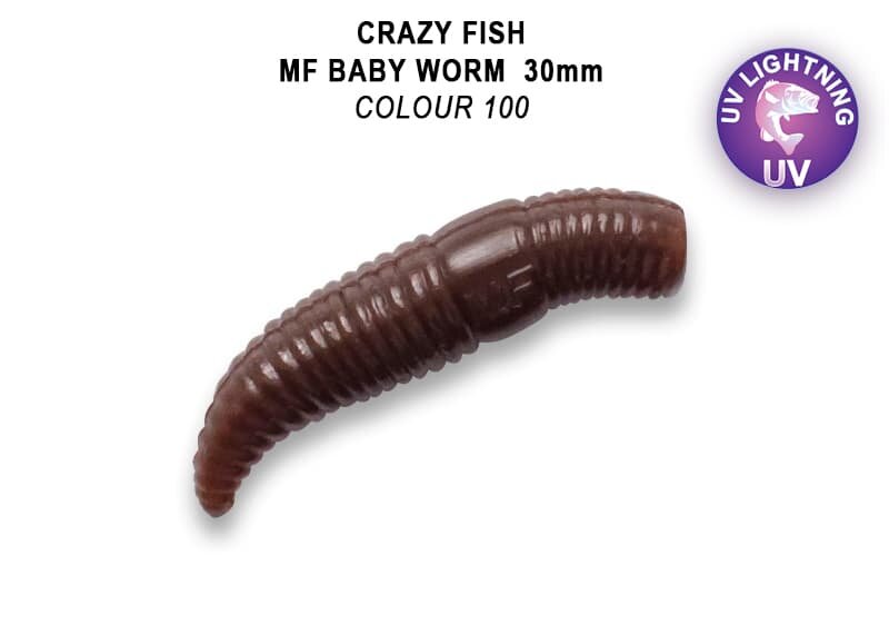 MF Baby worm 1.2" 65-30-100-7-EF