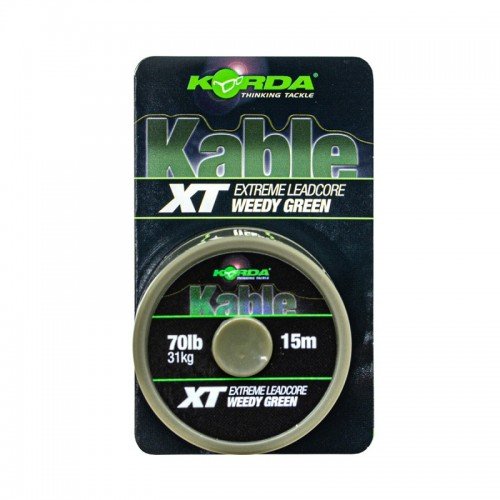 KORDA Лидкор Kable XT Extreme Leadcore Green 70lb 15м