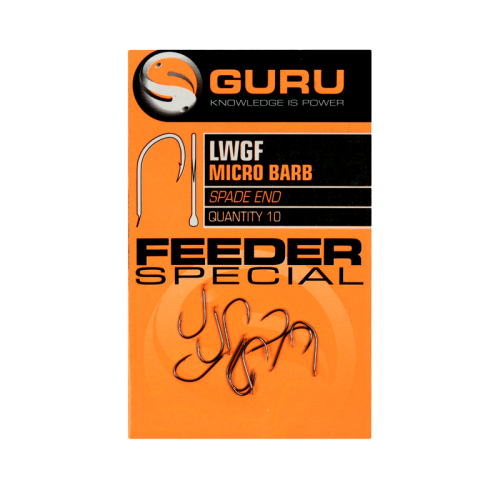 GURU Крючок LWGF Feeder Special Barbed №20 с микробородкой