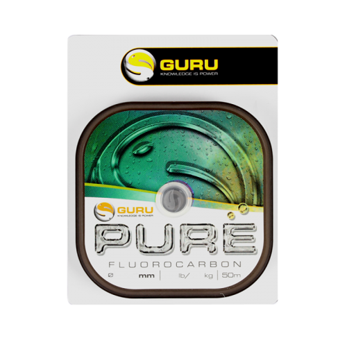 GURU Леска флюорокарбон Pure 0,10мм 50м