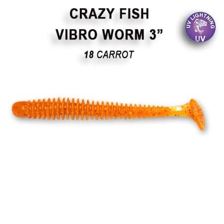 Vibro worm 3" 11-75-18-6