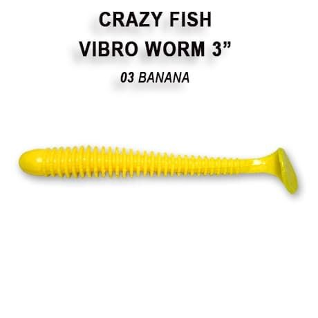 Vibro worm 3" 11-75-3-6