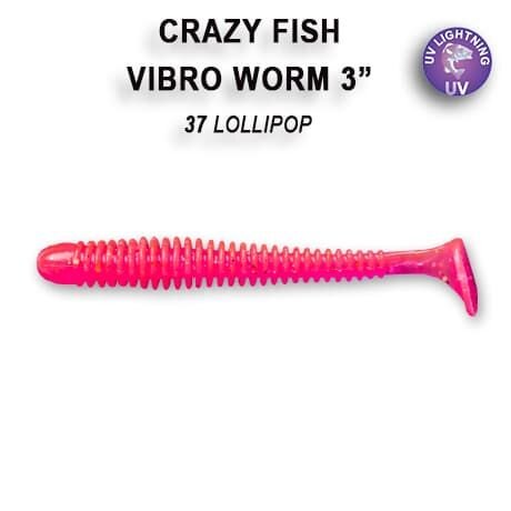 Vibro worm 3" 11-75-37-6