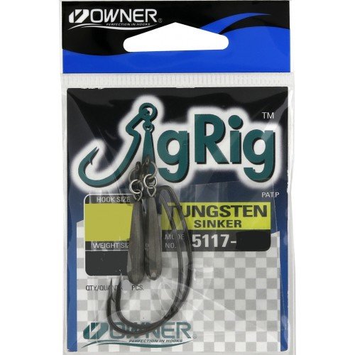 OWNER Монтаж  Jig Rig Tungsten Version BC №5/0-1/4 2шт