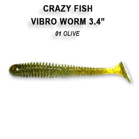 Vibro worm 3.4" 12-85-1-6
