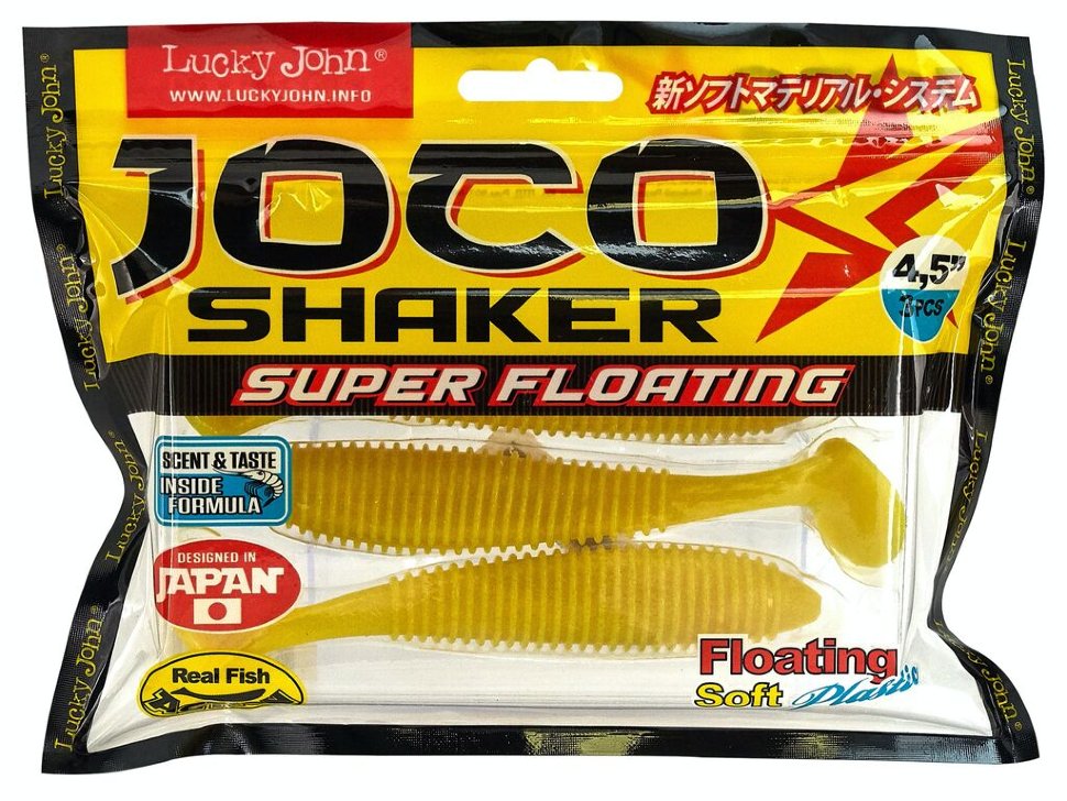 Виброхвосты съедобные LJ Pro Series JOCO SHAKER 4.5in (11.43)/F03 3шт.