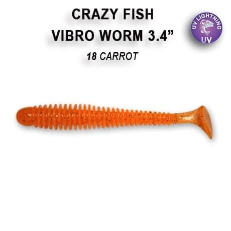 Vibro worm 3.4" 12-85-18-6