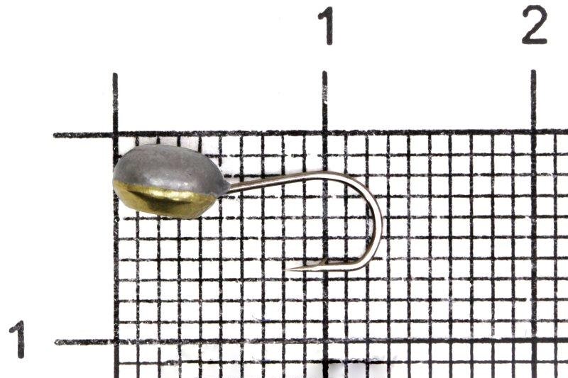 Мормышка Shape свинцовая с коронкой MB052 латунь