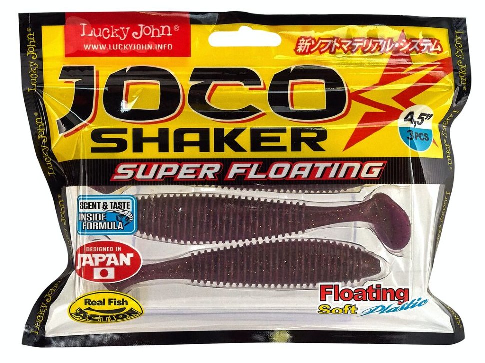 Виброхвосты съедобные LJ Pro Series JOCO SHAKER 4.5in (11.43)/F13 3шт.