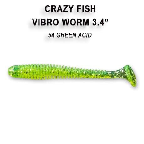 Vibro worm 3.4" 12-85-54-6-F