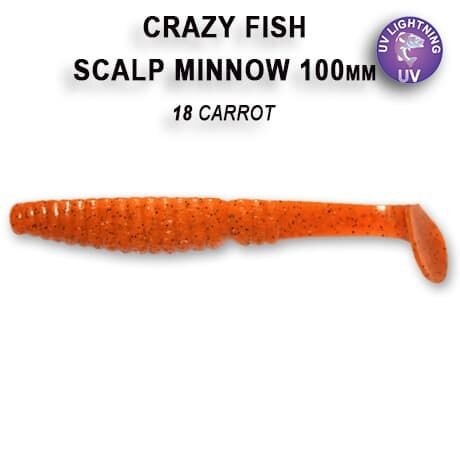 Scalp minnow 4" 18-100-18-4