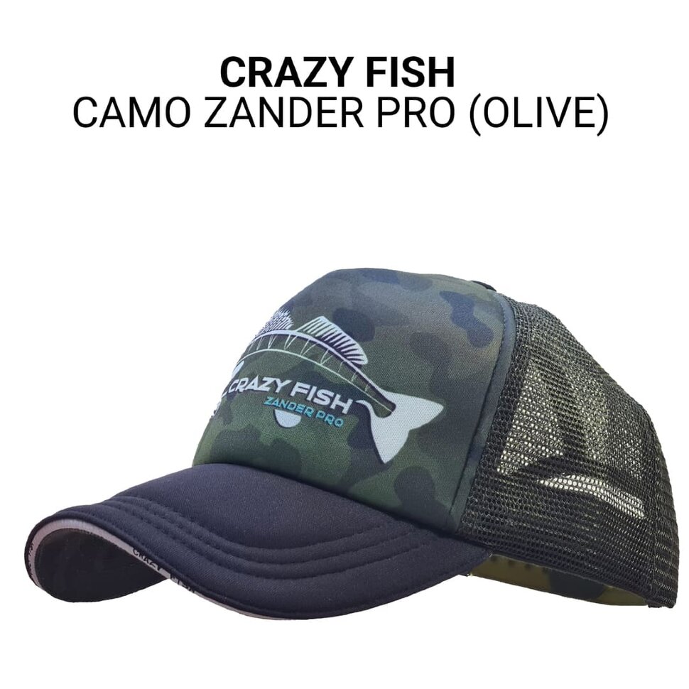 Кепка тракер Crazy Fish Camo Zander Pro ol M