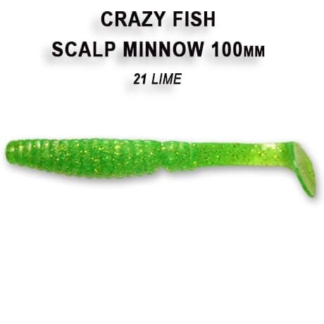 Scalp minnow 4" 18-100-21-4