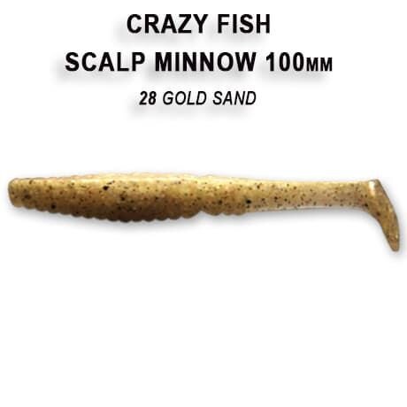 Scalp minnow 4" 18-100-28-4