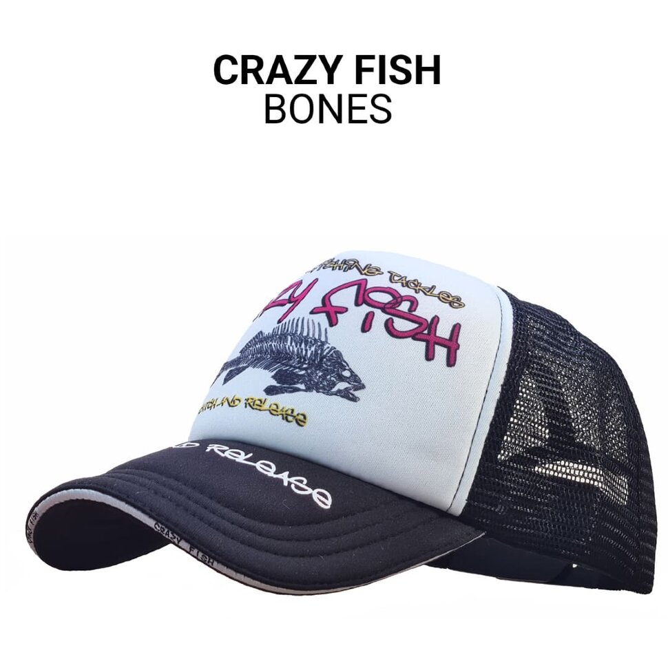 Кепка тракер Crazy Fish Bones М