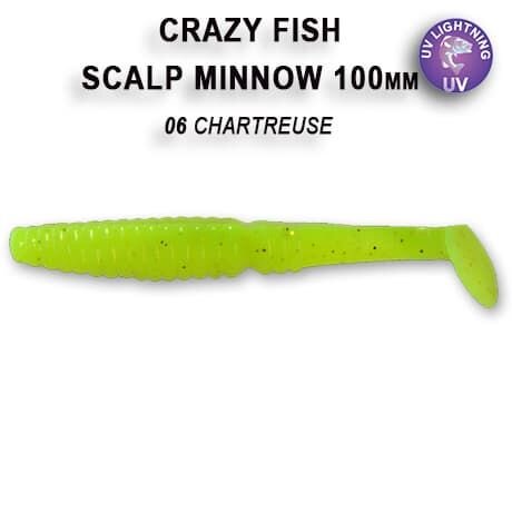 Scalp minnow 4" 18-100-6-6