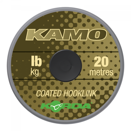 KORDA Поводковый материал Kamo Coated Hooklink 20lb
