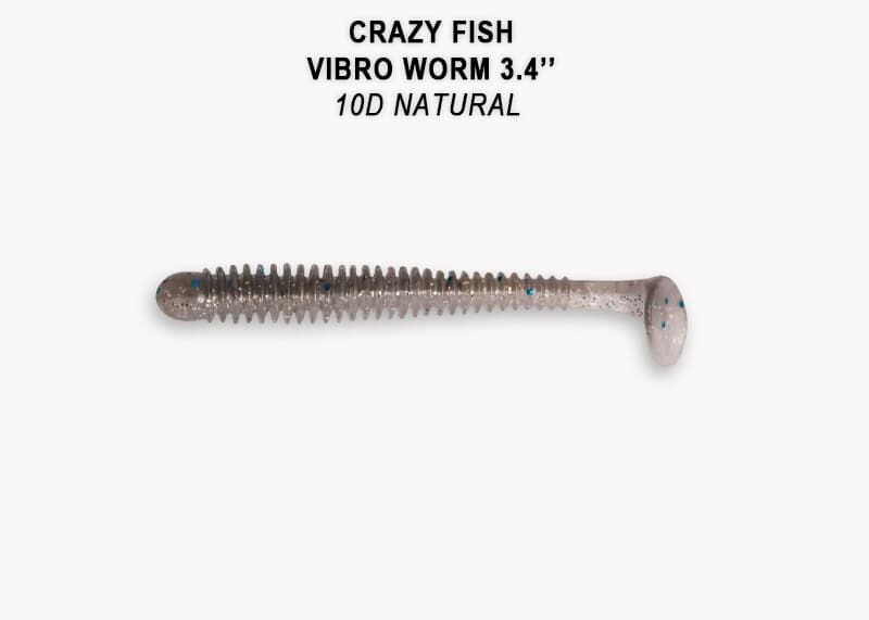 Vibro worm 3.4" 13-85-10d-6