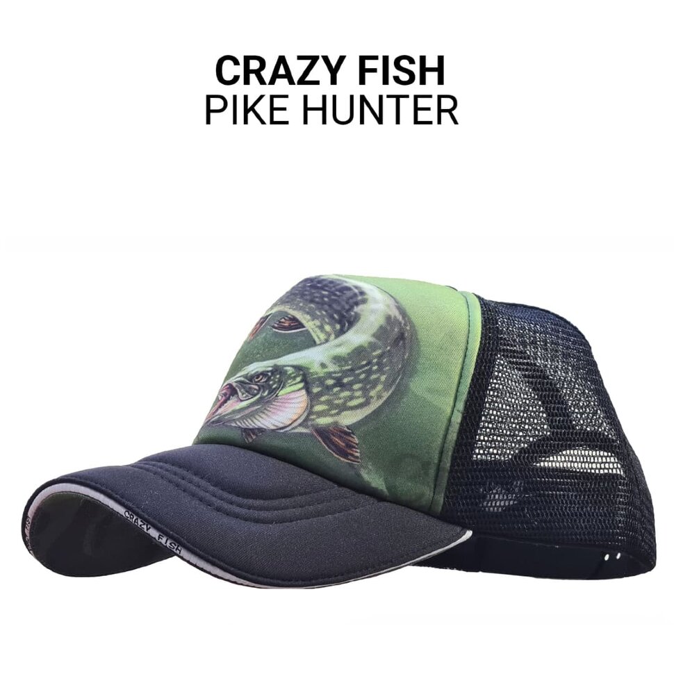 Кепка тракер Crazy Fish Pike Hunter M