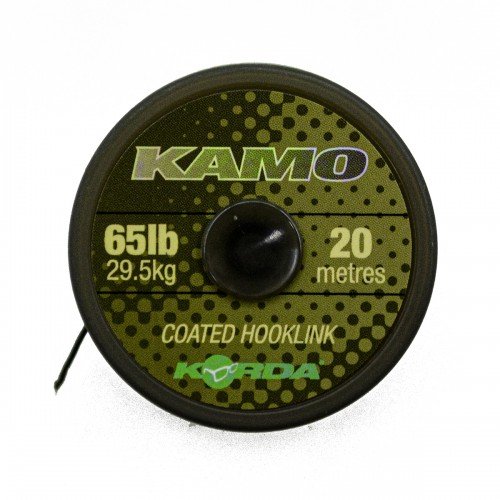KORDA Поводковый материал Kamo Coated Hooklink 65lb 20м