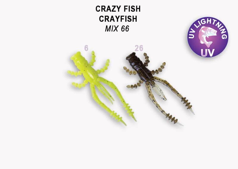 Crayfish 1.8" 26-45-M66-6