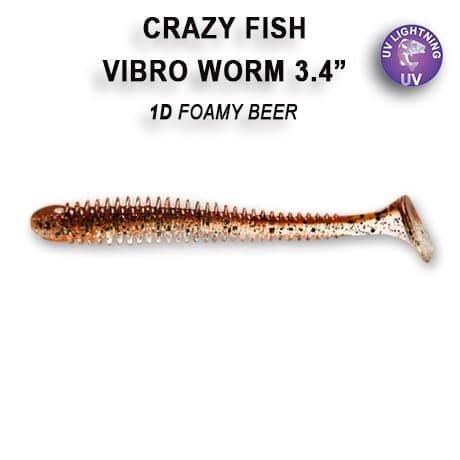 Vibro worm 3.4" 13-85-1d-6