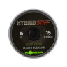 KORDA Шок-лидер плетеный Hybrid Stiff  Weedy green 20lb 15м