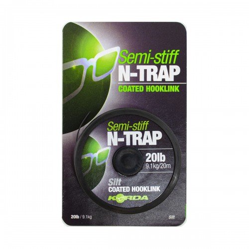 KORDA Поводковый материал N-Trap Semi-stiff 20lb Silt