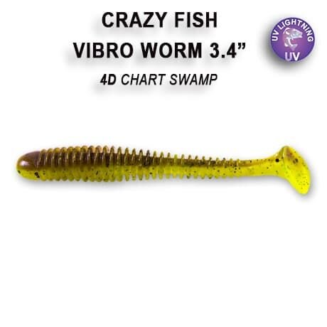 Vibro worm 3.4" 13-85-4d-6-F