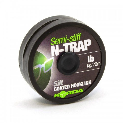 KORDA Поводковый материал N-Trap Semi-stiff 30lb Silt